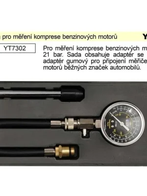 Souprava pro měření komprese benzinových motorů