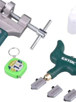 EXTOL CRAFT řezač skla a obkladaček, sada 6ks s karbid. nástroji 941000