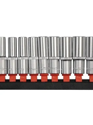 YATO Gola ořechy šestihranné prodloužené 1/2" sada 10 ks 10-24mm