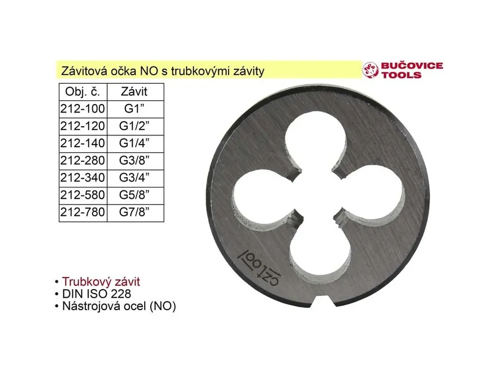 Závitové očko G1/2" NO trubkový závit