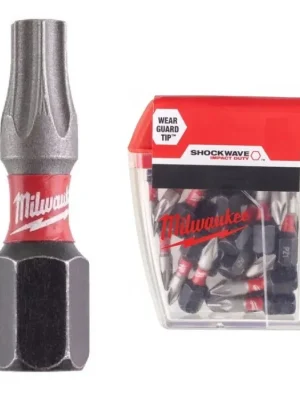 MILWAUKEE Shockwave bit torx TX15x25mm 1/4 Impact Duty - 25ks