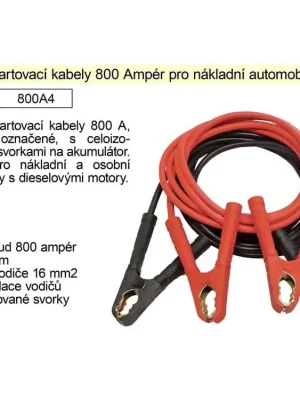 Startovací kabely 800 A, 6m