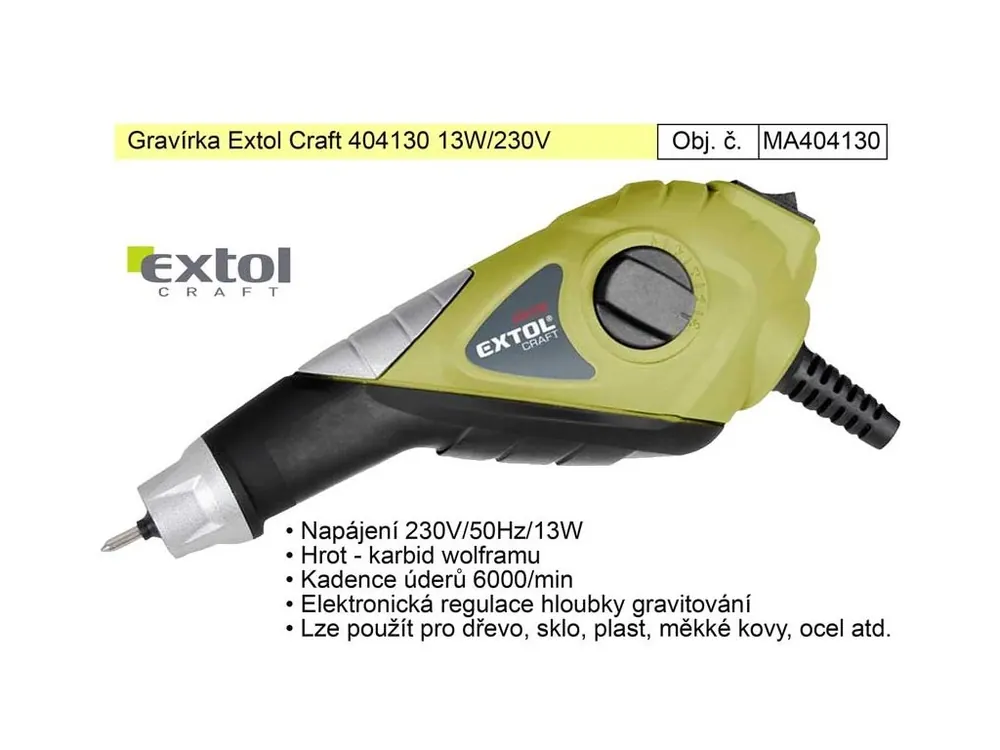 Gravírka Extol Craft 404130 napájená ze sítě 230V