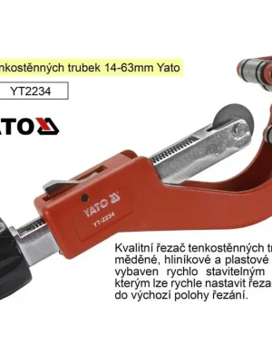 Řezač tenkostěnných trubek 14-63mm Yato