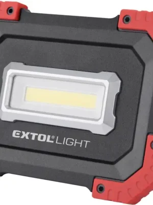 EXTOL LIGHT reflektor LED, 1000lm, USB nabíjení s powerbankou, Li-ion 43272