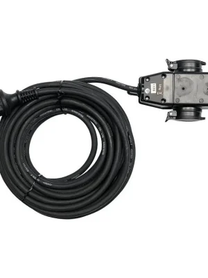 YATO Prodlužovací kabel 10m, 230V 3x1,5mm, gumová izolace, 3 zásuvky YT-8116