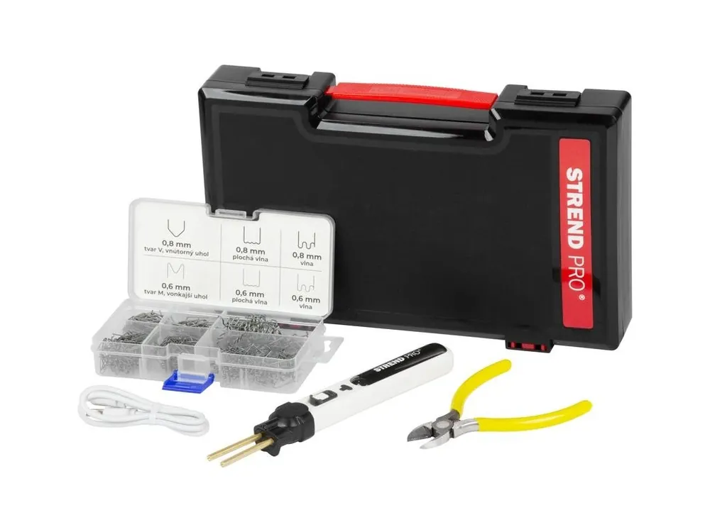 STREND PRO Aku svářecí pero svářečka na plasty, pájka, USB nabíjecí