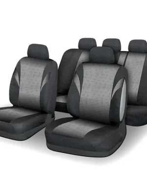 Potahy sedadel sada 9ks POLY šedé AIRBAG