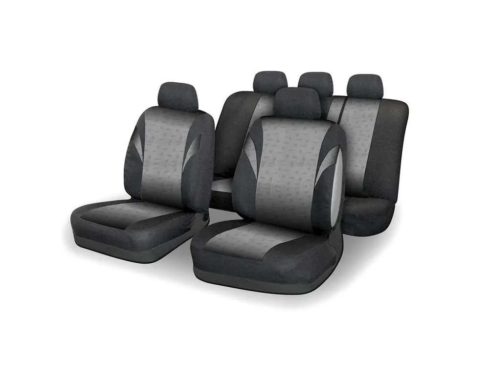 Potahy sedadel sada 9ks POLY šedé AIRBAG