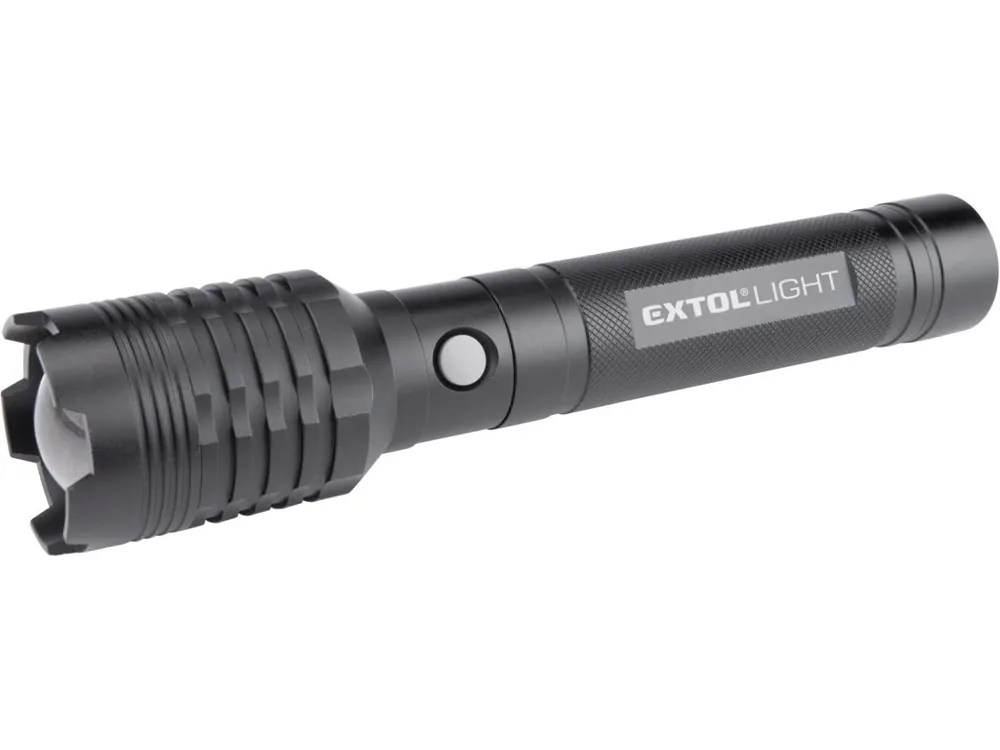 EXTOL LIGHT svítilna 4000lm COB, zoom, USB nabíjení s powerbankou, 60W COB LED