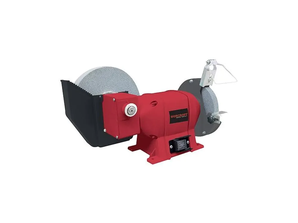 Bruska dvoukotoučová s pomaloběžným kotoučem 250 W Worcraft WPBG112