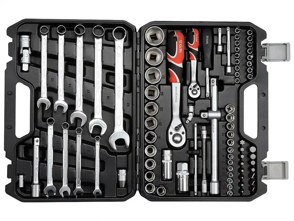 YATO Gola sada 1/2", 1/4" + příslušenství 82 ks YT-12691