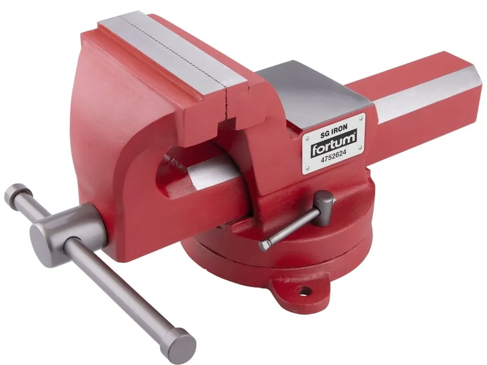 FORTUM svěrák otočný s kovadlinou, 150mm, SG Iron 4752624
