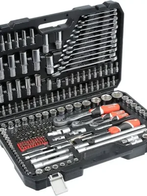 YATO Gola sada 1/2", 3/8", 1/4" + příslušenství 216 ks YT-38841