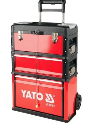 YATO Kufr vozík na nářadí 3 sekce 1 zásuvka YT-09102