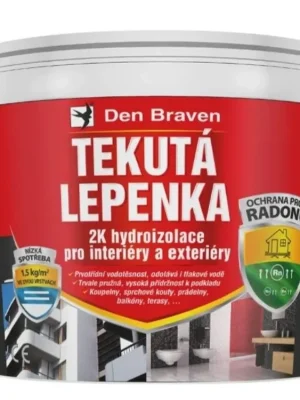 Tekutá lepenka 2K hydroizolace - 14 kg - Den Braven