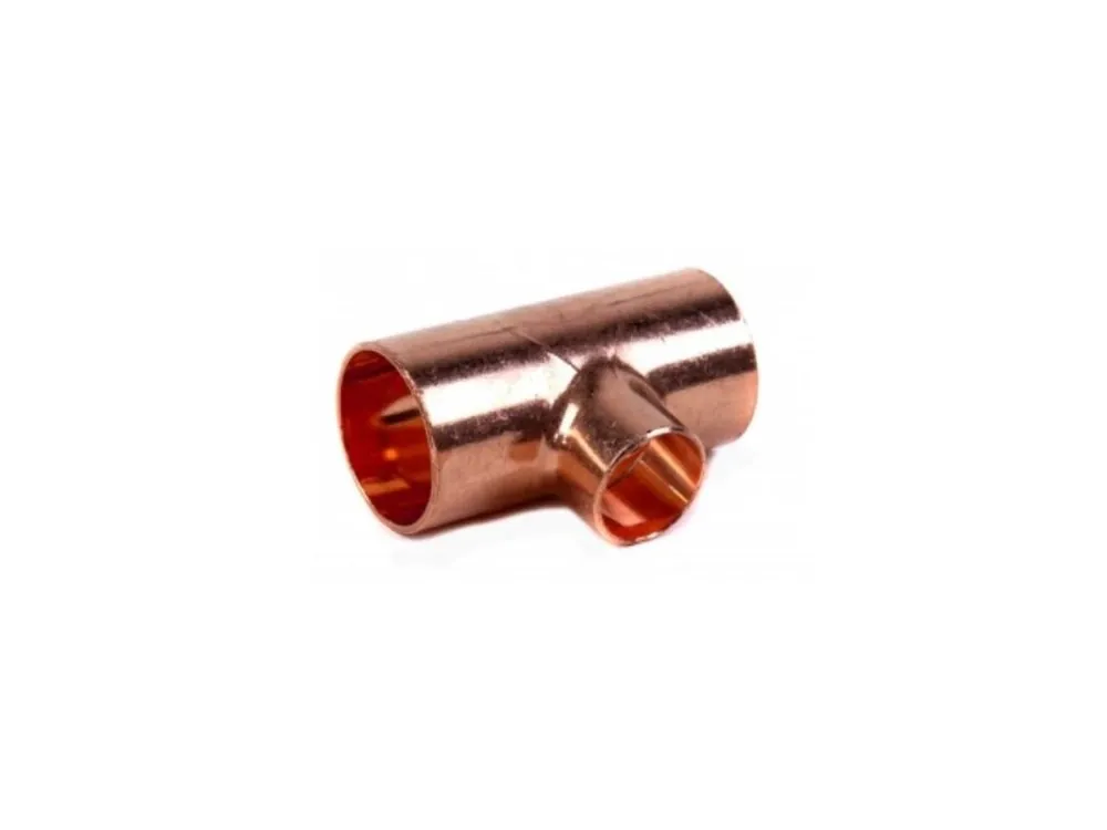 T-kus 5130 18x15x15mm, s konci na vnitřní pájení, měď