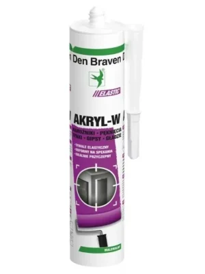 Tmel akrylátový Den Braven, 280ml, šedý
