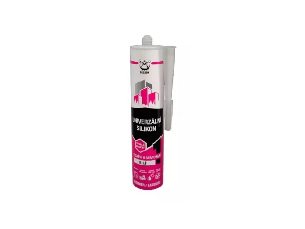 Silikon univerzální bílý 280 ml, BULDOK