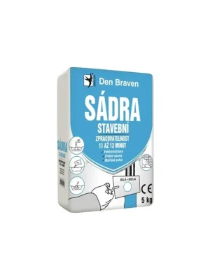 Sádra stavební - 5kg - Den Braven