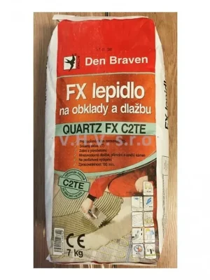 Lepidlo na obklady a dlažbu QUARTZ FX C2TE 7kg Den Braven