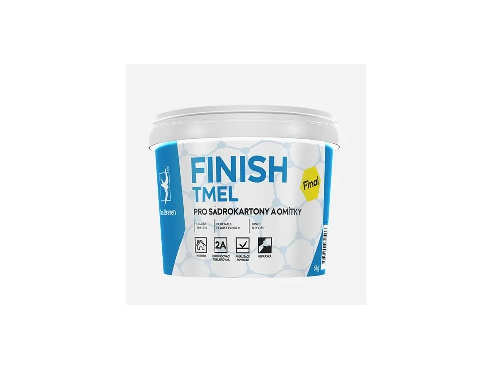 Finish tmel na sádrokartony - 5kg - RL - Den Braven