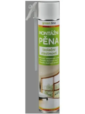 Montážní pěna trubičková 750ml Green line
