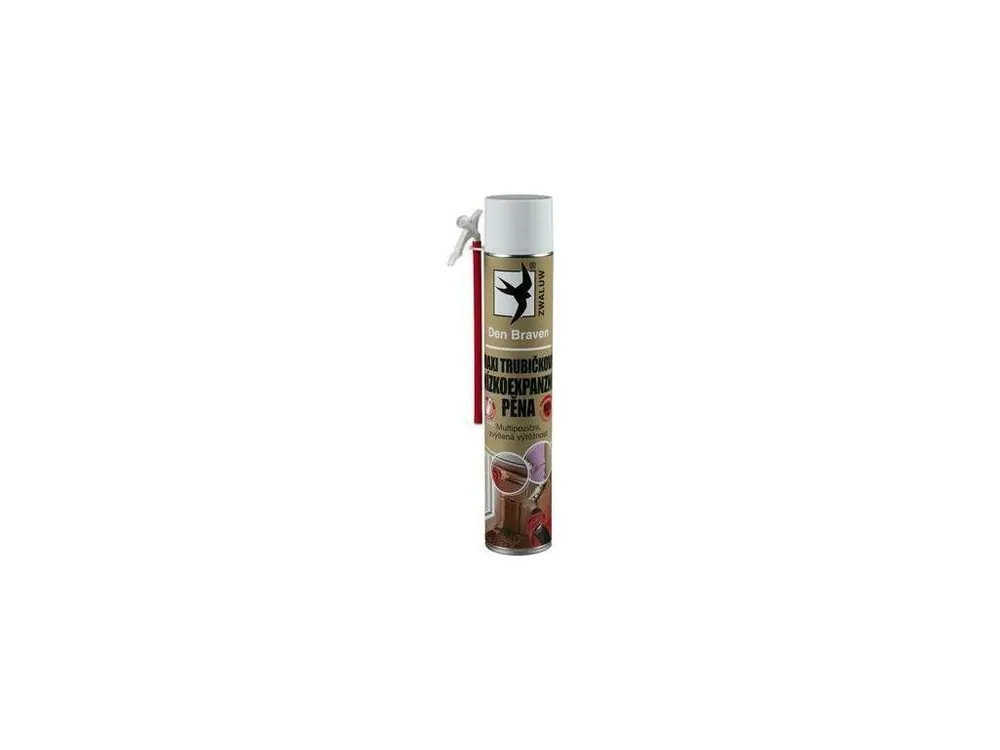 Pěna montážní trubičková MAXI nízkoexpanzní - 825ml - Gold line - Den Braven
