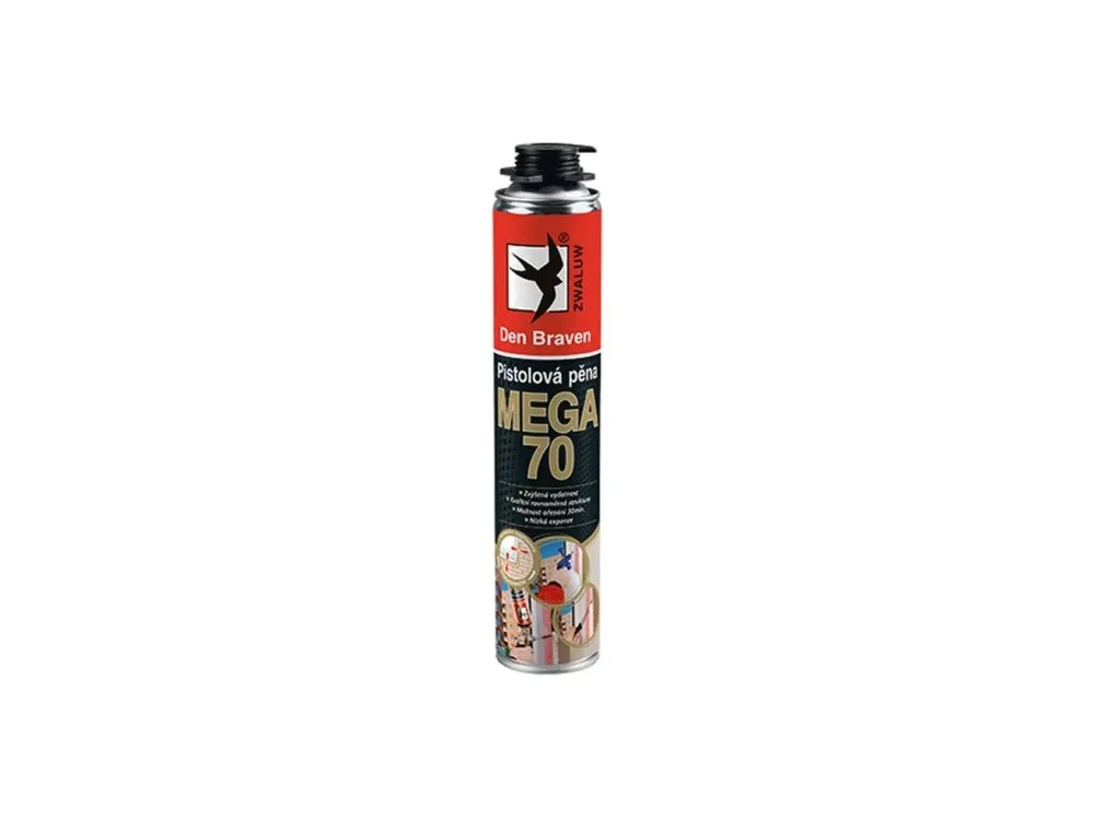 Pěna montážní MEGA pistolová - 870ml - Den Braven