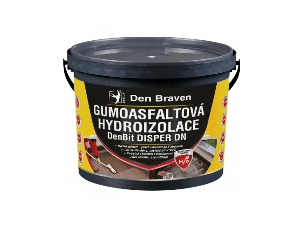 Gumoasfaltová hydroizolace DISPER DN - 10 kg - Den Braven