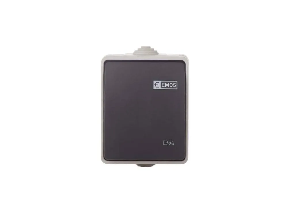 Přepínač 250V / 10AX, IP54, 1 tlačítko