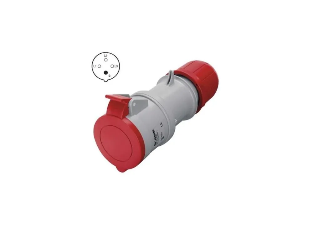Spojka 4P, 16A / 400V, IP44