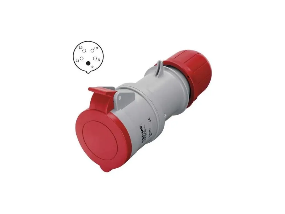 Spojka 5P, 16A / 400V, IP44
