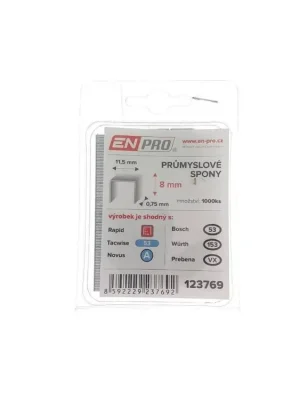 Spony PROFI, 530/08 mm, 1000 ks, ENPRO