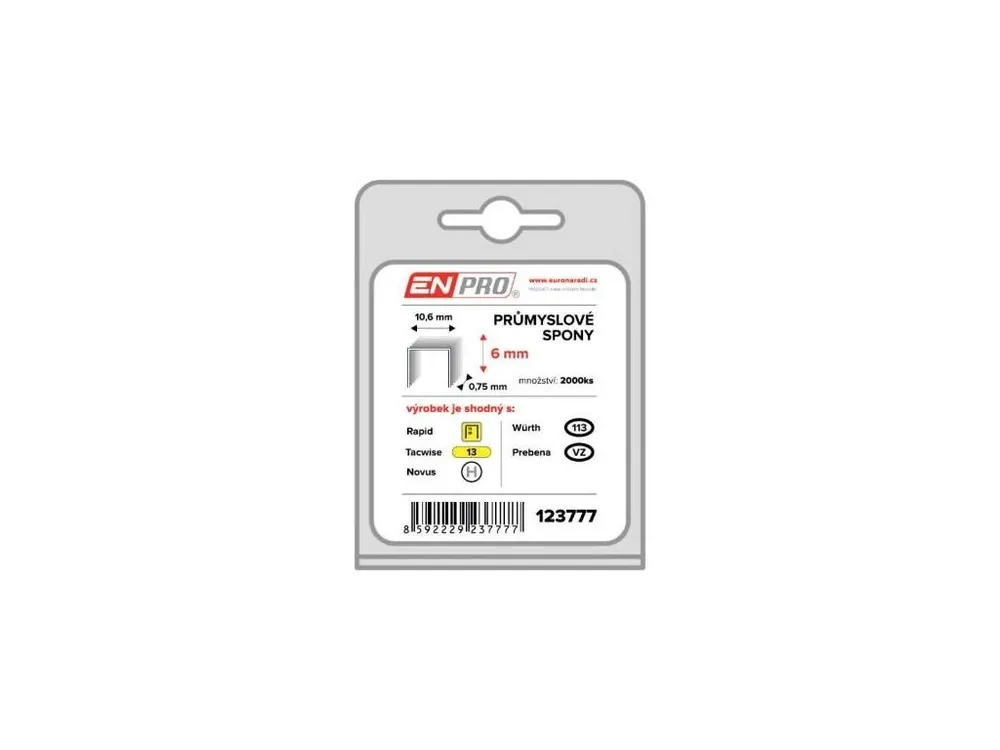 Spony PROFI, 581/06 mm, 2000 ks, ENPRO