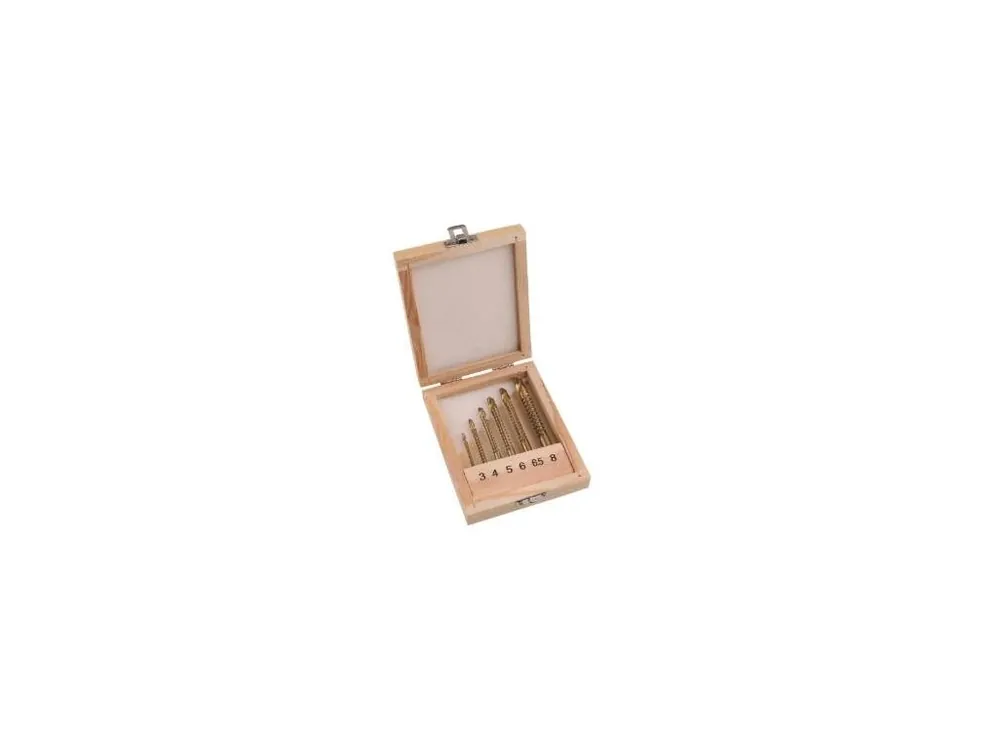 Vrtáky frézovací TITAN HSS, SET 6 ks