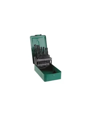 Vrták do kovu, SET, 1 – 10 mm, 19 ks, plech