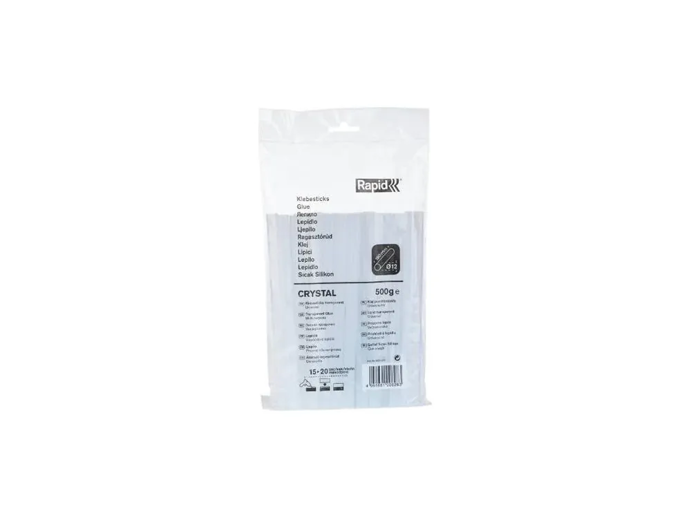 Lepidlo tavné univerzální, 500 g, ø 12 x 190 mm, čiré, Rapid