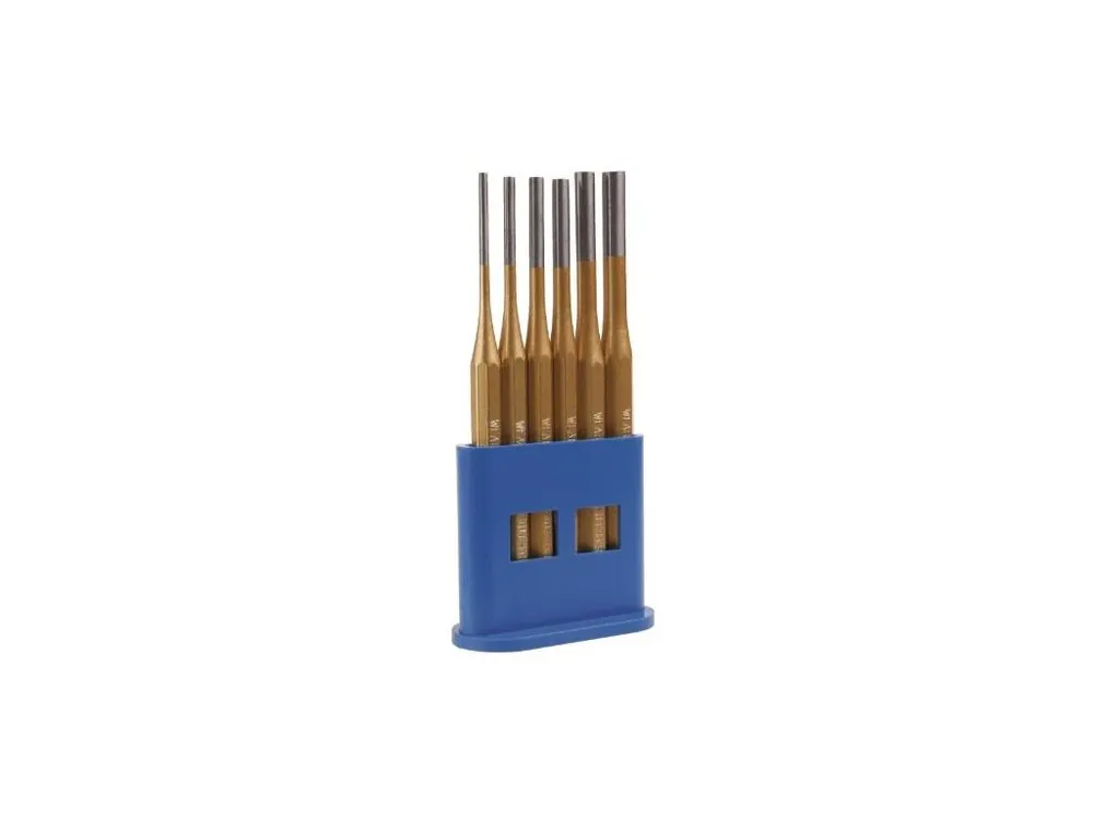 SET průbojníků CrV 6 ks 3, 4, 5, 6, 7, 8 mm