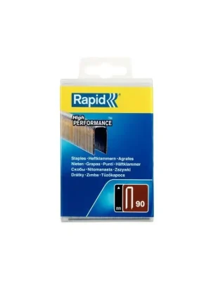 Spony, 90/20 mm, PP, 3000 ks, blistr, RAPID