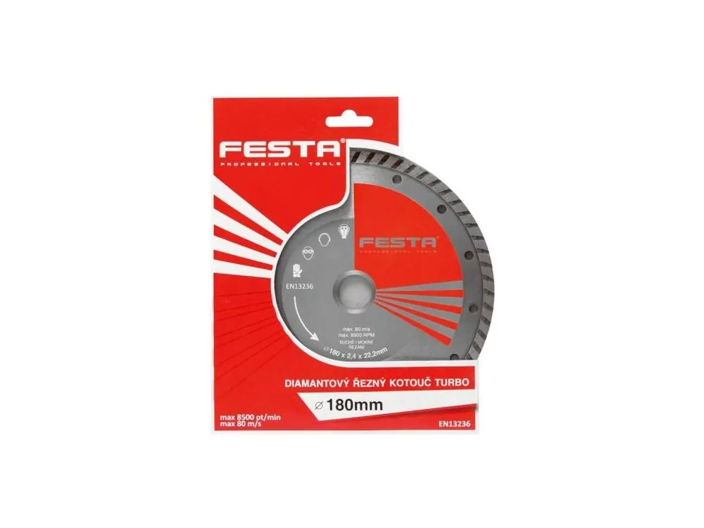 Kotouč diamantový turbo Ø 300 x 25,4 mm, FESTA