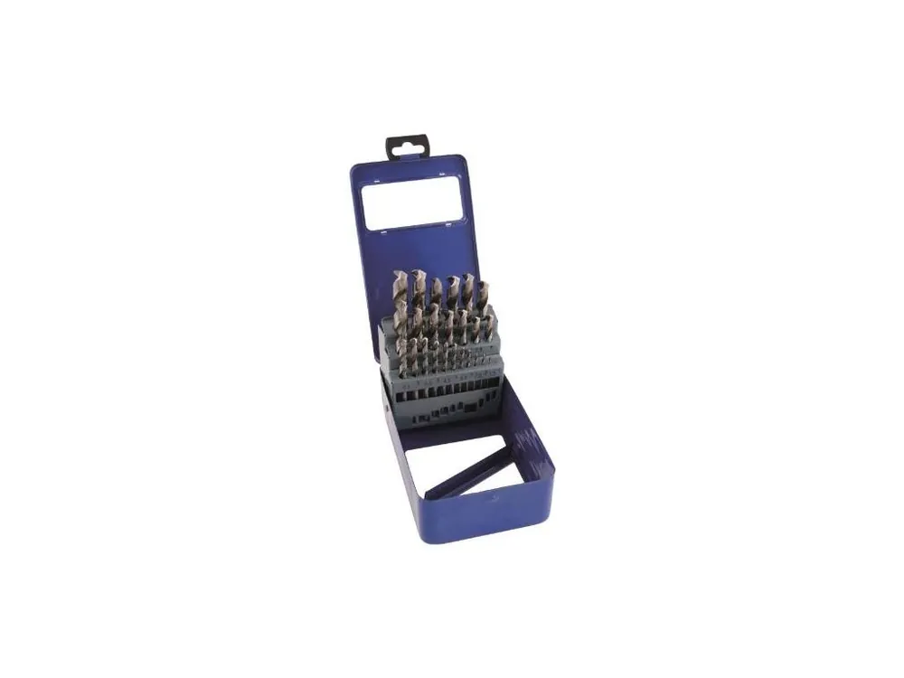 Vrták do kovu vybrušovaný, SET, 1 – 13 mm, 25 ks