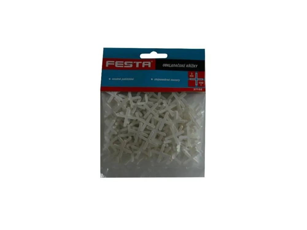 Křížky obkladačské plastové, 4 mm, 100 ks
