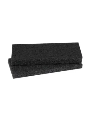 Vláknina textilní černá pro 0360, 120 x 250 mm, 2 ks