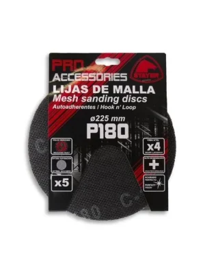 Mřížka brusná k bruskám LP/HP, Ø 225 mm - zrno 180, 5 ks, STAYER