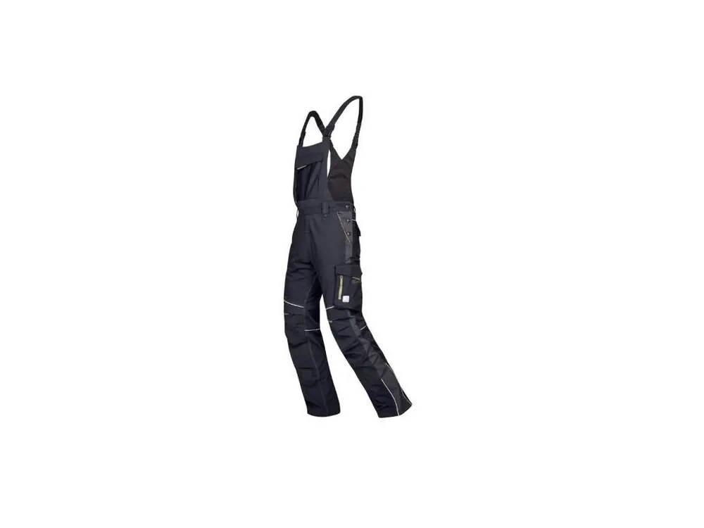 Kalhoty montérkové s laclem URBAN H6411/62, černo-šedé, ARDON