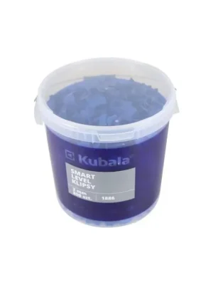 Spony Smart Level, 1 mm, 800 ks + kbelík 20 l, Kubala