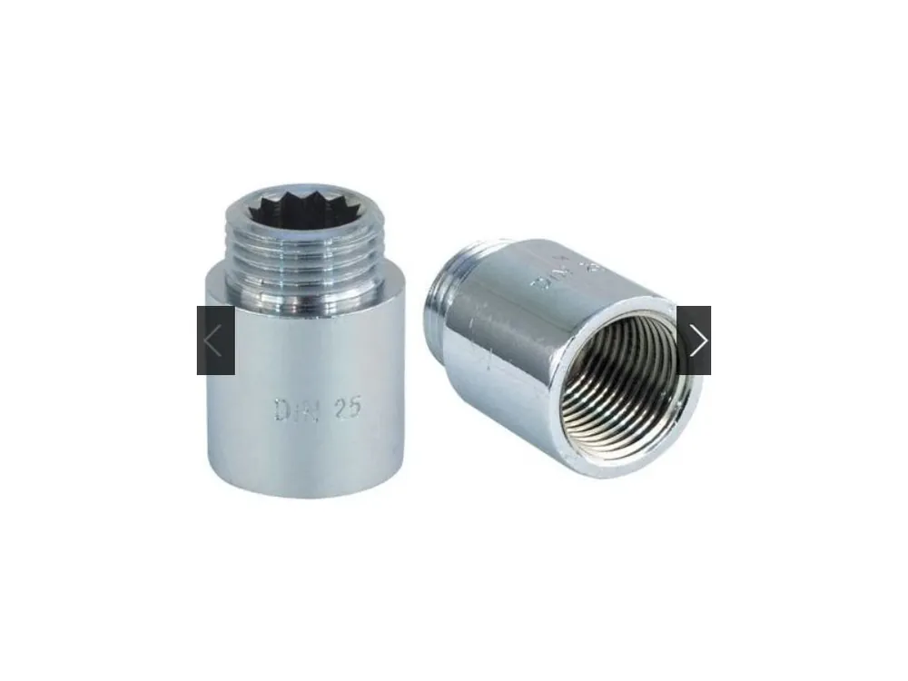 SLOVARM KE263CR prodloužení DN15x25 závitová, voda, mosaz/chrom