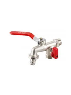 Ventil zahradní dvojitý 1/2"-3/4"-3/4"