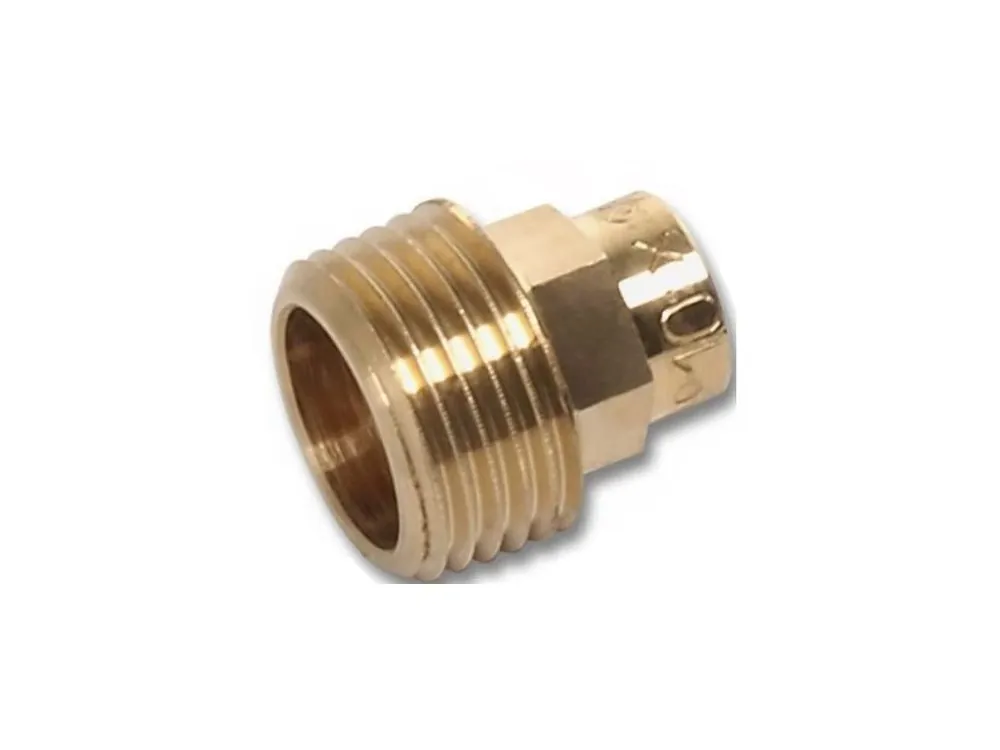 Přechodová vsuvka 4243G 28x3/4", s koncem na vnitřní pájení a s vnějším závitem, bronz